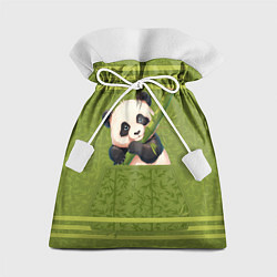 Мешок для подарков Панда и бамбук, цвет: 3D-принт