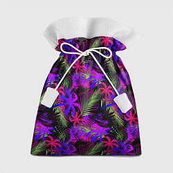 Мешок для подарков Palm pink purple, цвет: 3D-принт