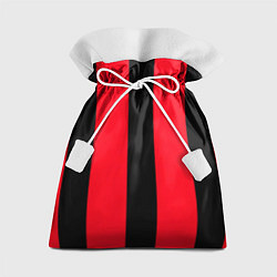 Мешок для подарков Color black red line, цвет: 3D-принт