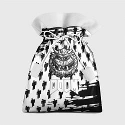 Мешок для подарков Doom паттерн пипл краски, цвет: 3D-принт