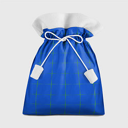 Мешок для подарков Color blue stripes, цвет: 3D-принт