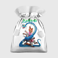 Мешок для подарков Главные герои Зверополис 2, цвет: 3D-принт