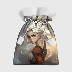 Мешок для подарков Цири в мультяшном стиле, цвет: 3D-принт