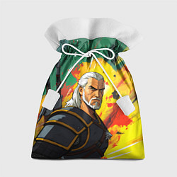 Мешок для подарков Ведьмак в аниме стиле, цвет: 3D-принт
