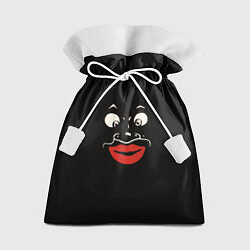 Мешок для подарков Black face, цвет: 3D-принт