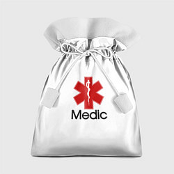 Мешок для подарков Медик, цвет: 3D-принт