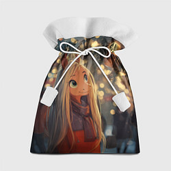 Мешок для подарков Новогодняя лошадка, цвет: 3D-принт