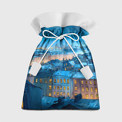 Мешок для подарков Крыши зимнего Питера, цвет: 3D-принт