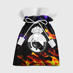 Подарочный мешок Реал Мадрид огонь текстура