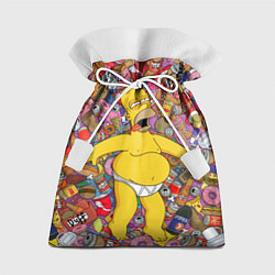 Мешок для подарков Рай Гомера, цвет: 3D-принт