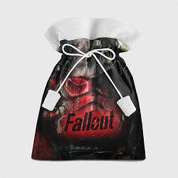 Мешок для подарков Fallout Red, цвет: 3D-принт