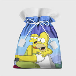 Мешок для подарков Гомер и Мардж, цвет: 3D-принт
