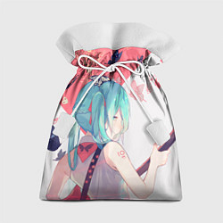 Мешок для подарков Hatsune Miku, цвет: 3D-принт