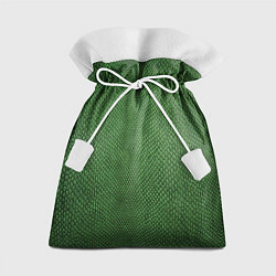 Мешок для подарков Змеиная зеленая кожа, цвет: 3D-принт