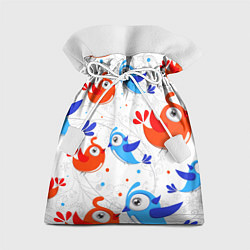 Мешок для подарков Птички, цвет: 3D-принт