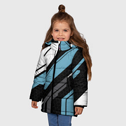Куртка зимняя для девочки Vulcan 2 0 - Вулкан, цвет: 3D-черный — фото 2