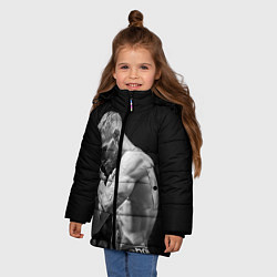 Куртка зимняя для девочки Conor McGregor: Mono, цвет: 3D-светло-серый — фото 2