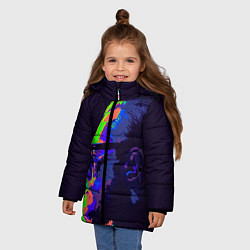 Куртка зимняя для девочки McGregor Neon, цвет: 3D-красный — фото 2