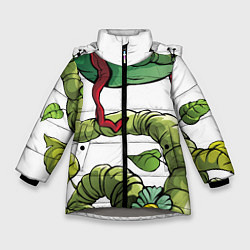 Зимняя куртка для девочки Plants vs zombies