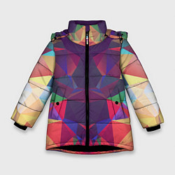 Куртка зимняя для девочки Grazy Poly VPPDGryphon, цвет: 3D-черный