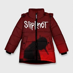 Куртка зимняя для девочки Slipknot Shadows, цвет: 3D-черный