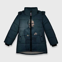 Куртка зимняя для девочки Доктор в рубашке, цвет: 3D-светло-серый