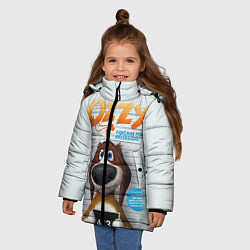 Куртка зимняя для девочки Ozzy Dog, цвет: 3D-черный — фото 2