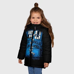 Куртка зимняя для девочки Будка доктора, цвет: 3D-черный — фото 2
