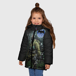 Куртка зимняя для девочки Военная разведка, цвет: 3D-светло-серый — фото 2