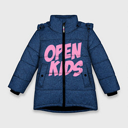Зимняя куртка для девочки Open kids