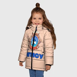 Куртка зимняя для девочки МГМСУ, цвет: 3D-черный — фото 2