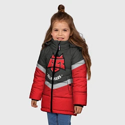 Куртка зимняя для девочки HellRaisers Uniform, цвет: 3D-черный — фото 2