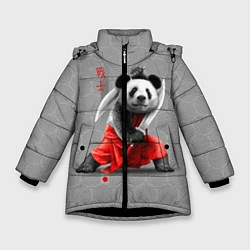 Зимняя куртка для девочки Master Panda