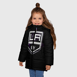 Куртка зимняя для девочки Los Angeles Kings, цвет: 3D-черный — фото 2