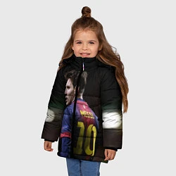 Куртка зимняя для девочки Месси 10, цвет: 3D-красный — фото 2