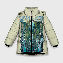 Куртка зимняя для девочки Bring Me The Horizon, цвет: 3D-черный