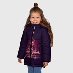 Куртка зимняя для девочки Mario Tron, цвет: 3D-черный — фото 2