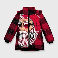 Зимняя куртка для девочки Санта хипстер