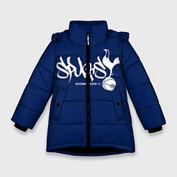 Куртка зимняя для девочки Spurs, цвет: 3D-черный