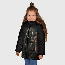 Куртка зимняя для девочки WatchDogs, цвет: 3D-черный — фото 2