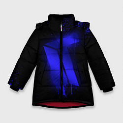 Куртка зимняя для девочки Titan: Black collection, цвет: 3D-красный