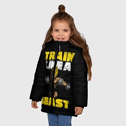 Куртка зимняя для девочки Train Like a Beast, цвет: 3D-черный — фото 2