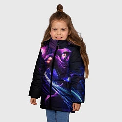 Куртка зимняя для девочки Malzahar, цвет: 3D-светло-серый — фото 2