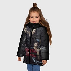 Куртка зимняя для девочки Дневники вампира, цвет: 3D-черный — фото 2