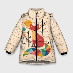 Зимняя куртка для девочки Осенняя лисичка