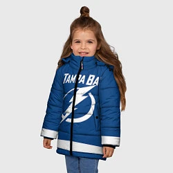 Куртка зимняя для девочки Tampa Bay: Nesterov, цвет: 3D-светло-серый — фото 2