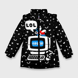 Куртка зимняя для девочки Fatal Error, цвет: 3D-черный
