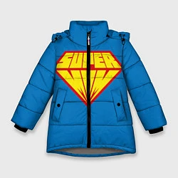 Зимняя куртка для девочки Супермама