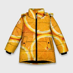 Зимняя куртка для девочки Апельсинка