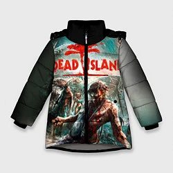 Куртка зимняя для девочки Dead Island, цвет: 3D-светло-серый